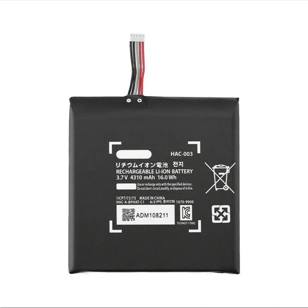 Switch by Nintendo OEM Internal Battery HAC-003 4310mAh Replacement